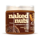Pasta Castanha De Caju Com Chocolate Belga Naked Nuts 150g