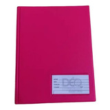 Pasta Catálogo A4 ofício Com 10 Sacos Finos Cores Variadas Cor Rosa chiclete