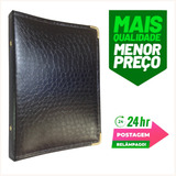 Pasta Coral Hinos Louvor Hinario N 5 Preta Croco Almofadada