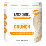 Pasta De Amendoim Chocolate Branco Crocante Amendomel 500g
