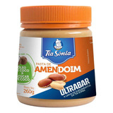 Pasta De Amendoim Integral Com Açúcar De Coco Tia Sônia