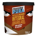 Pasta De Amendoim Integral Granulado Proteína Pura 1 005kg