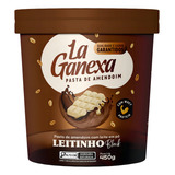 Pasta De Amendoim La Ganexa Com Whey Protein Zero Açúcar Pote 450g Sabor Leitinho Black