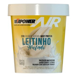 Pasta De Amendoim Vitapower 600g Zero Açúcar Sabor Leitinho Trufado