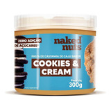 Pasta De Castanha De Caju Com Cookies Cream Naked Nuts 300g