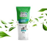 Pasta De Dente Cães E Gatos Creme Dental Pet Clean 60g Sabor Sabor Menta