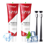 Pasta De Dentes Branqueadora Super Probiótica Sp10 Clean 2 U