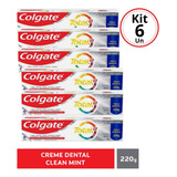 Pasta De Dentes Colgate Total 12 Clean Mint Creme Kit 6 Un