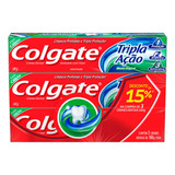 Pasta De Dentes Colgate Tripla Ação Menta Original Em Creme Pacote X 3 540 G