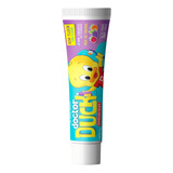Pasta De Dentes Infantil Dentalclean Doctor Duck Mix De Frutas Em Gel Sem Glúten 50 G