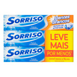 Pasta De Dentes Sorriso Dentes Brancos Em Creme Pacote X 6