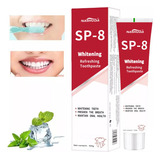 Pasta De Dentes Sp8 Super Branqueadora De Limpeza