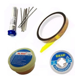 Pasta De Solda Yaxun Malha Dessoldora Fita Kapton Salva Chip