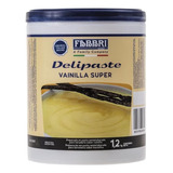 Pasta Delipaste Sabor Vanilla Super Baunilha 1 2kg Fabbri