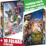 Pasta Fichário Álbum Capa Dura Pokémon