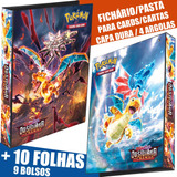 Pasta Fichário Álbum Premium Pokémon Cards