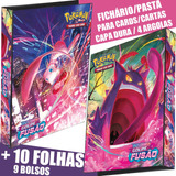 Pasta Fichário Álbum Premium Pokémon Cartas