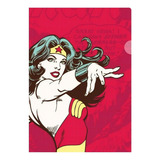 Pasta L Plastica Quadrinhos Mulher Maravilha Dc Comics A4
