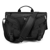 Pasta Masculina Executiva Luxo Mensageiro Transversal Leve Cor Preto