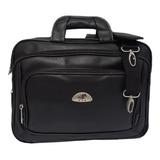 Pasta Notebook Executiva Maleta Bolsa Case Couro Até 14 Pol