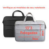 Pasta Notebook Impermeável 13 5 Dell Asus Hp Acer Lenovo