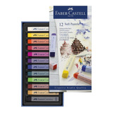 Pastel Seco Carre Faber Castell Creative 12 Cores 128312