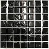 Pastilha Adesiva Granito Preto Resinado Kit 4 Placas Cromo Sign