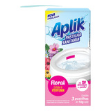 Pastilha Adesiva Pedra Sanitária Floral Aplik Banheiro C 3
