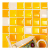 Pastilha Adesiva Resinada Azul 3 D Kit 10 Placas Adesivo 3 M Cor Amarelo P186cl