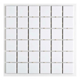 Pastilha Atlas Branco B 2140 5x5 Art Glass Revestimentos Cx