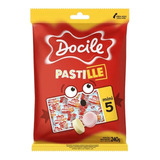 Pastilha Bala Pastille Mini 5 Pacote C 100   Docile