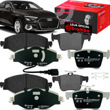 Pastilha De Freio Dianteiro Traseiro Cerâmica Brembo Audi A3