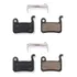 Pastilha Freio Bike Para Shimano Deore Slx Xt Xtr 2 Pares