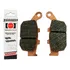 Pastilha Freio Buell 1200 Xb12x Ulysses Traseira (fischer)