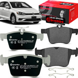 Pastilha Freio Traseiro Brembo Cerâmica Golf Jetta Gti 2014 