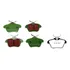 Pastilhas De Freio Traseira Ebc Greenstuff Alfa 147 156 166