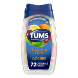 Pastilhas Tums Ultra Strength 1000 Frutas Variadas Importado