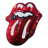 Patch Apliques Costura   Boca Rolling Stones