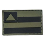 Patch Bandeira Bahia Preto verde Emborrachado
