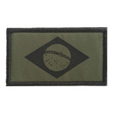 Patch Bandeira Do Brasil Preto E Verde Wtc Store