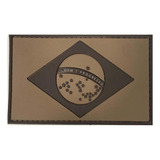 Patch Bandeira Do Brasil Tan Ii Emborrachado