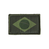 Patch Bandeira Do Brasil Wtc Store Cor Verde Bordado