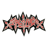 Patch Bordado Banda Sarcofago Logo rock Metal Death 