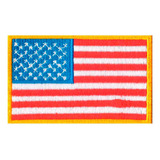 Patch Bordado Bandeira Americana