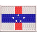 Patch Bordado Bandeira Antilhas