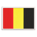 Patch Bordado Bandeira Belgica