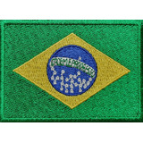 Patch Bordado Bandeira Brasil