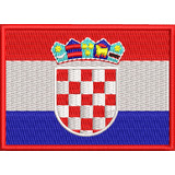 Patch Bordado Bandeira Croacia