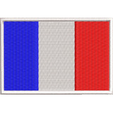 Patch Bordado Bandeira Da França Motocross