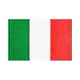 Patch Bordado Bandeira Da Italia BD50022 118 Fecho De Contato